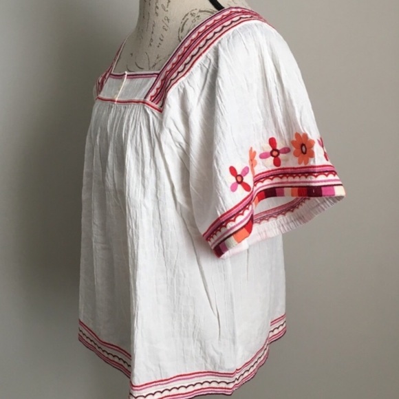 Madewell Embroidered Sandblossom Top - Picture 2 of 8